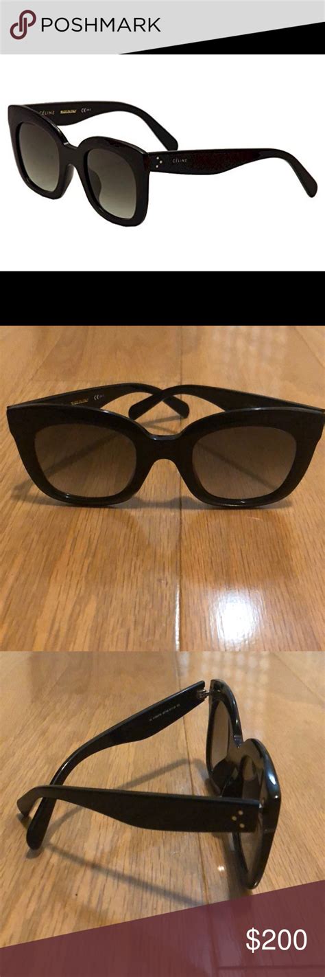 Marta sunglasses Celine Black in Plastic 